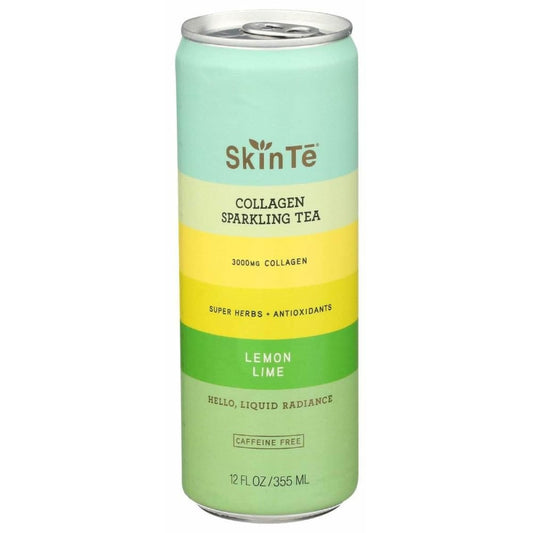 SKINTE Skinte Collagen Tea Sparkling Lemon Lime, 12 Fo