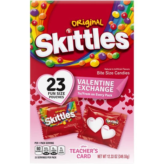 Skittles Original Valentine Exchange Chewy Candy - 12.33 oz - Skittles