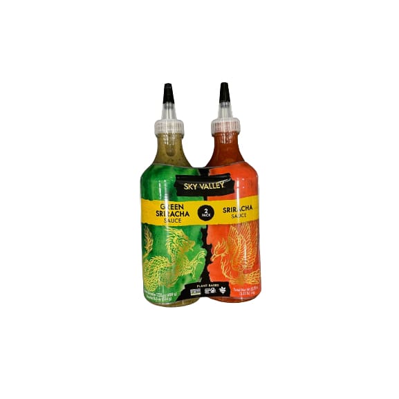 Sky Valley Sriracha Red/Green Variety Pack - 2 Pack - 37.75 oz. - Sky Valley