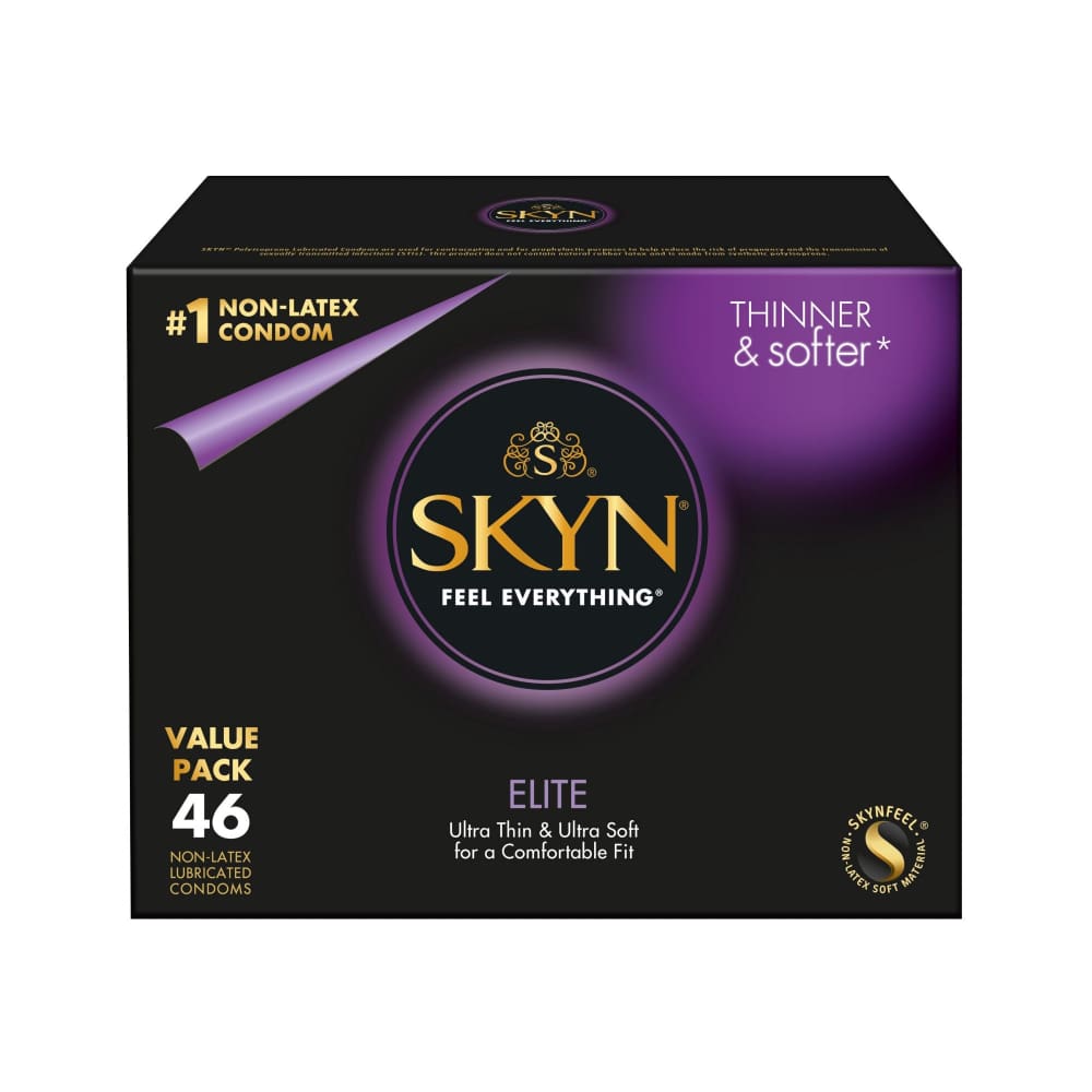 SKYN Elite Non-Latex Lubricated Condoms 46 ct. - SKYN