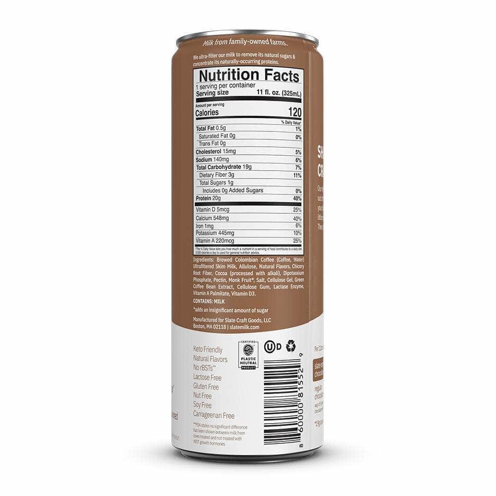 SLATE Slate Milk Lactose Fr Esprs Ch, 11 Oz