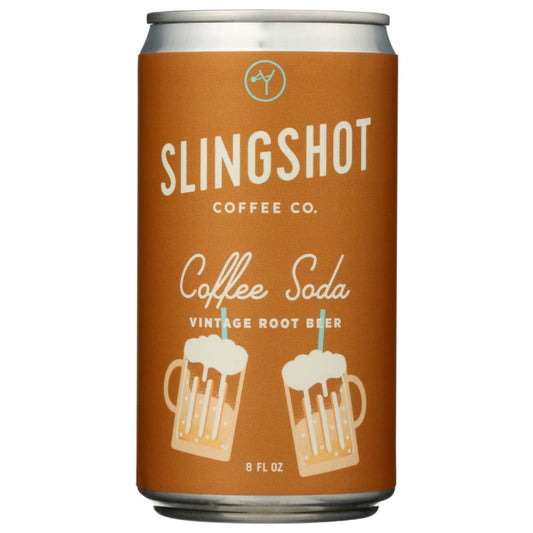SLINGSHOT: Soda Coffee Root Beer 8 FO (Pack of 5) - Grocery > Beverages > Sodas - SLINGSHOT