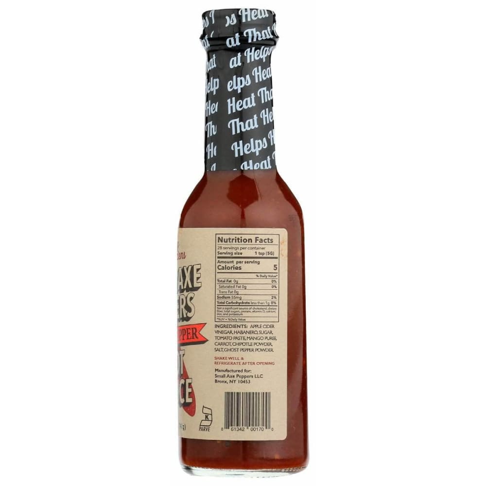 SMALL AXE PEPPERS Small Axe Peppers Sauce Hot Ghost Pepper, 5 Oz