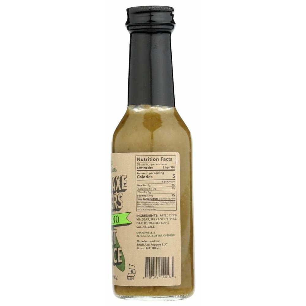 SMALL AXE PEPPERS Small Axe Peppers Sauce Hot Serrano, 5 Oz