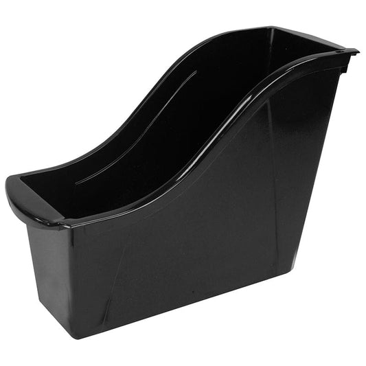 Small Book Bin Black (Pack of 10) - Storage Containers - Storex Industries