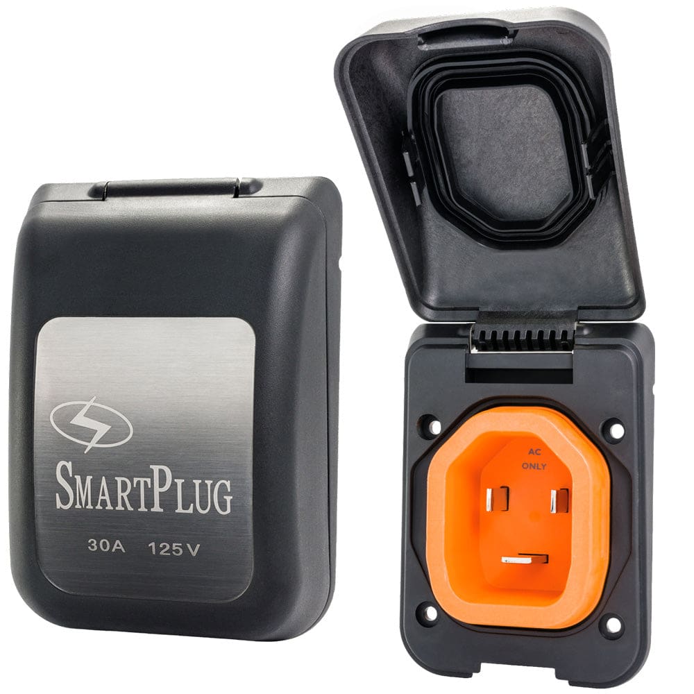 SmartPlug 30 AMP Male Non-Metallic Inlet Cover - Black - Electrical | Accessories - SmartPlug