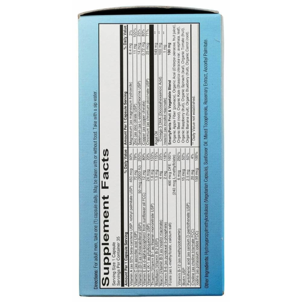 SMARTYPANTS Smartypants Mens Multi Capsule With Omegas, 35 Cp