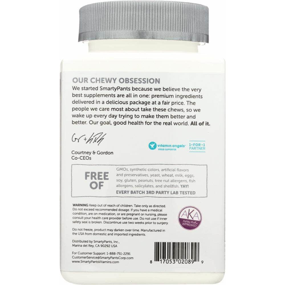 SMARTY PANTS Smartypants Minerals Adult, 60 Pc