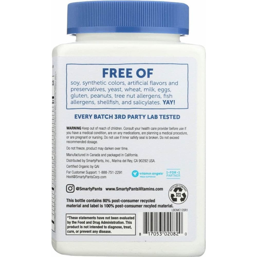 SMARTYPANTS Smartypants Organic Mens Formula, 120 Pc