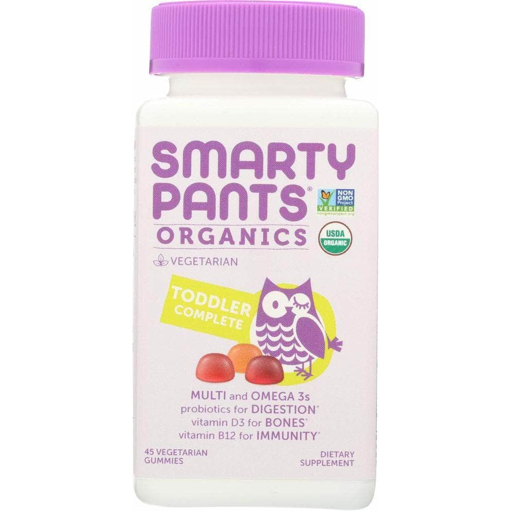 Smarty Pants Smartypants Organic Toddler Complete Vitamin, 45 ea