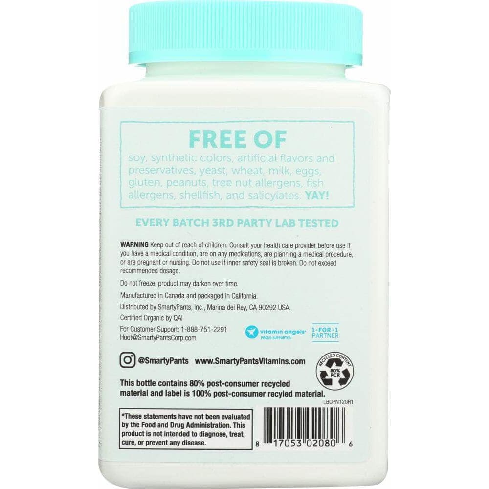 SMARTY PANTS Smartypants Prenatal Multivitamin Complete, 120 Pc