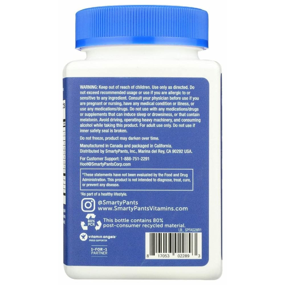 SMARTYPANTS Smartypants Sleep Gummy, 28 Pc