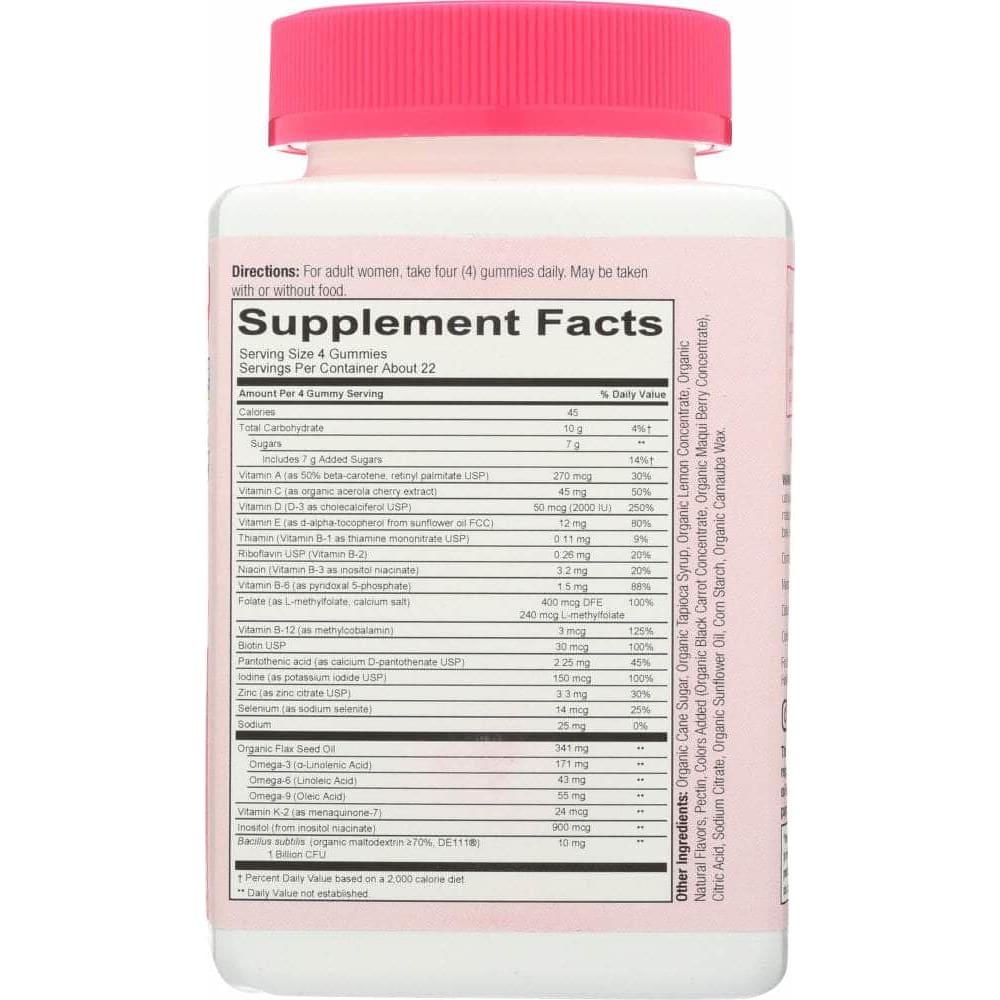 Smarty Pants Smartypants Womens Complete Organic Vitamin, 90 ea