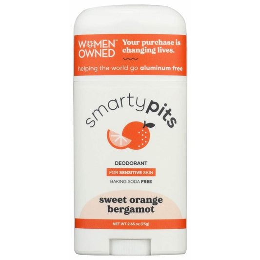 SMARTYPITS SMARTYPITS:	Sweet Orange Bergamot Sensitive Skin Formula,	2.65 oz