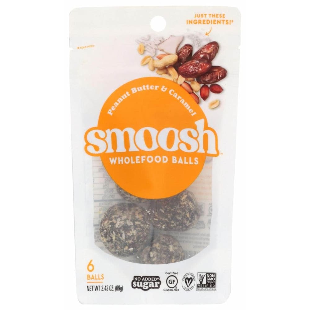 SMOOSH Grocery > Chocolate, Desserts and Sweets > Cakes SMOOSH: Peanut Butter & Caramel Brownie, 2.43 oz