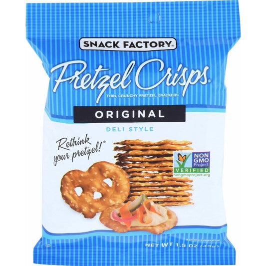 SNACK FACTORY Snack Factory Original Pretzel Crisps, 1.5 Oz