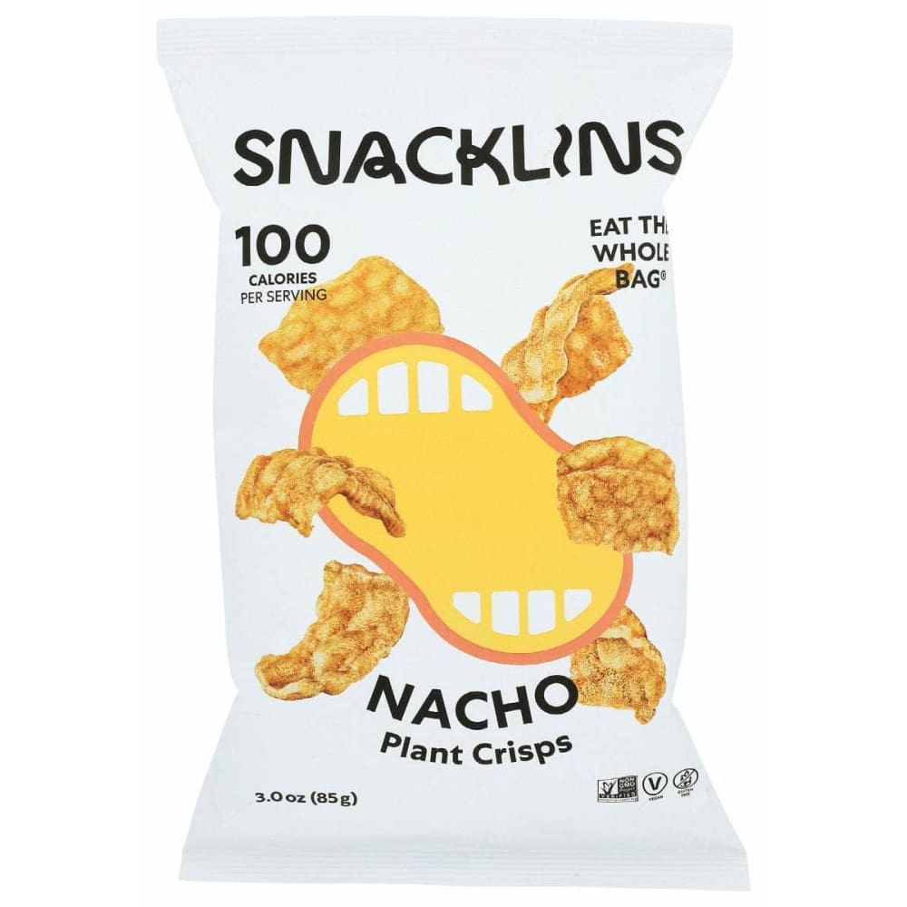 SNACKLINS Grocery > Snacks > Chips SNACKLINS Nacho Plant Crisps, 3 oz