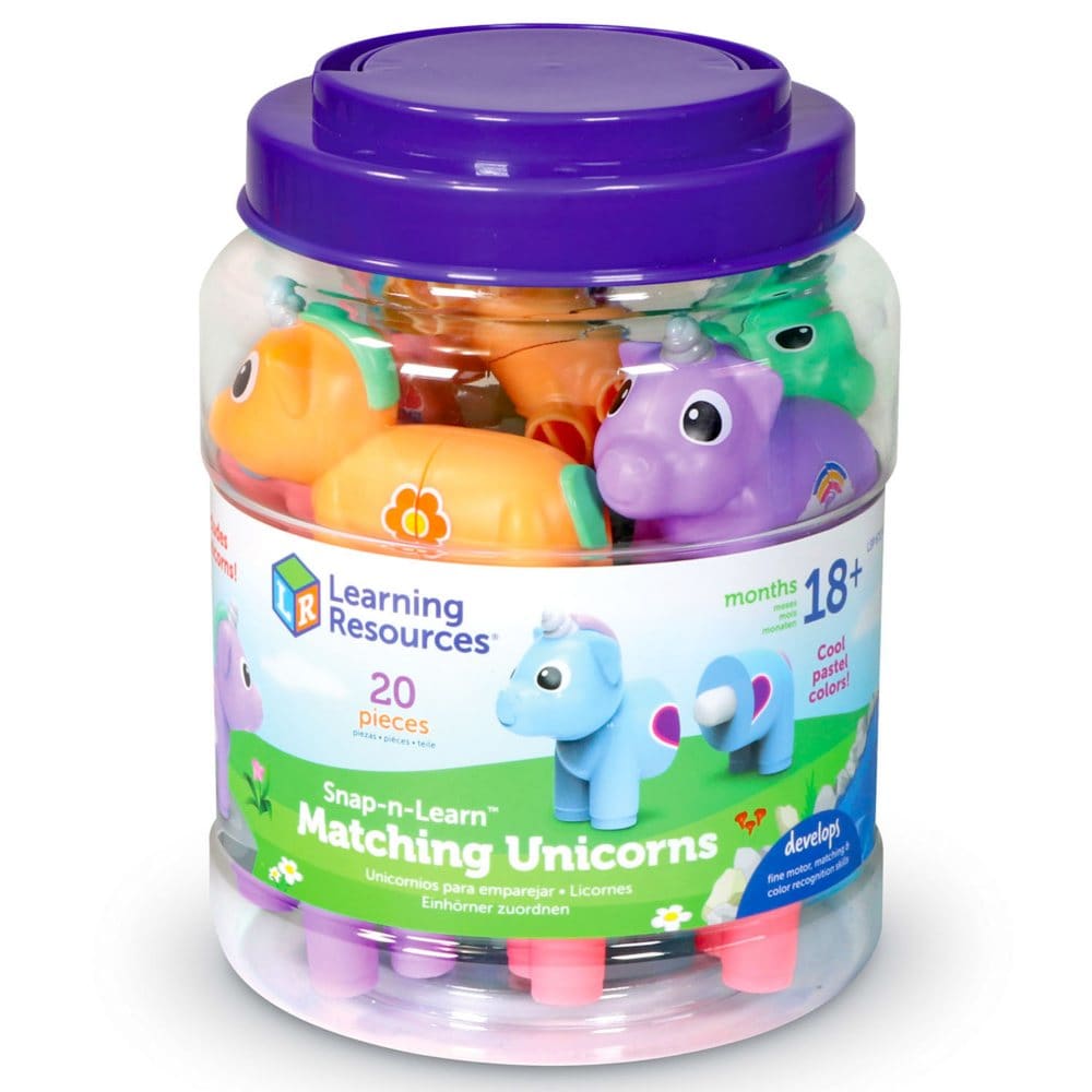 Snap- n- Learn Matching Unicorns - Toddler - ShelHealth