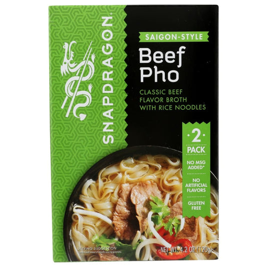 SNAPDRAGON: Broth Pho Beef 4.2 OZ (Pack of 5) - Grocery > Soups & Stocks - SNAPDRAGON