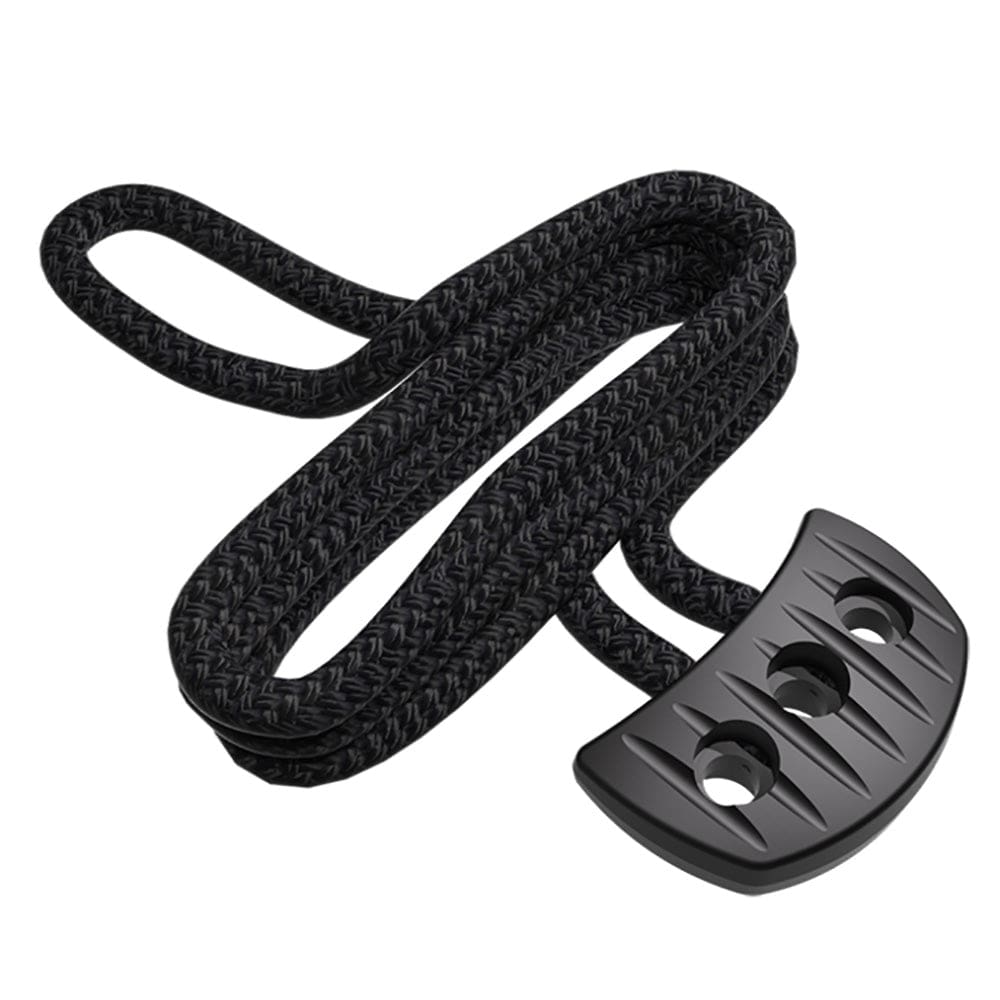 Snubber - Black Snubber Pull With Rope - Tar Black - Anchoring & Docking | Docking Accessories,Anchoring & Docking | Anchoring Accessories -