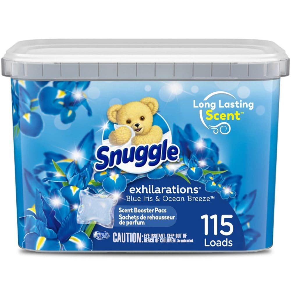 Snuggle Scent Boosters Pacs Blue Iris & Ocean Breeze (115 ct.) - Laundry Supplies - Snuggle Scent