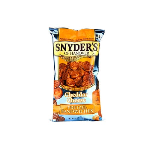 Snyder’s Of Hanover Cheddar Cheese Pretzel Sandwiches 8oz (Case of 12) - Snacks/Bulk Snacks - Snyder’s Of Hanover