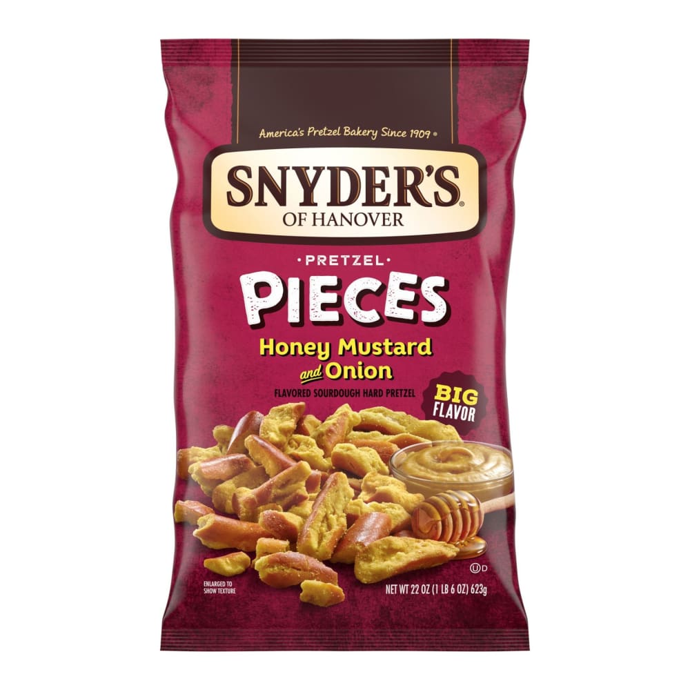 Snyder’s of Hanover Snyder’s of Hanover Honey Mustard and Onion Pretzel Pieces 22 oz. - Home/Grocery Household & Pet/Canned & Packaged