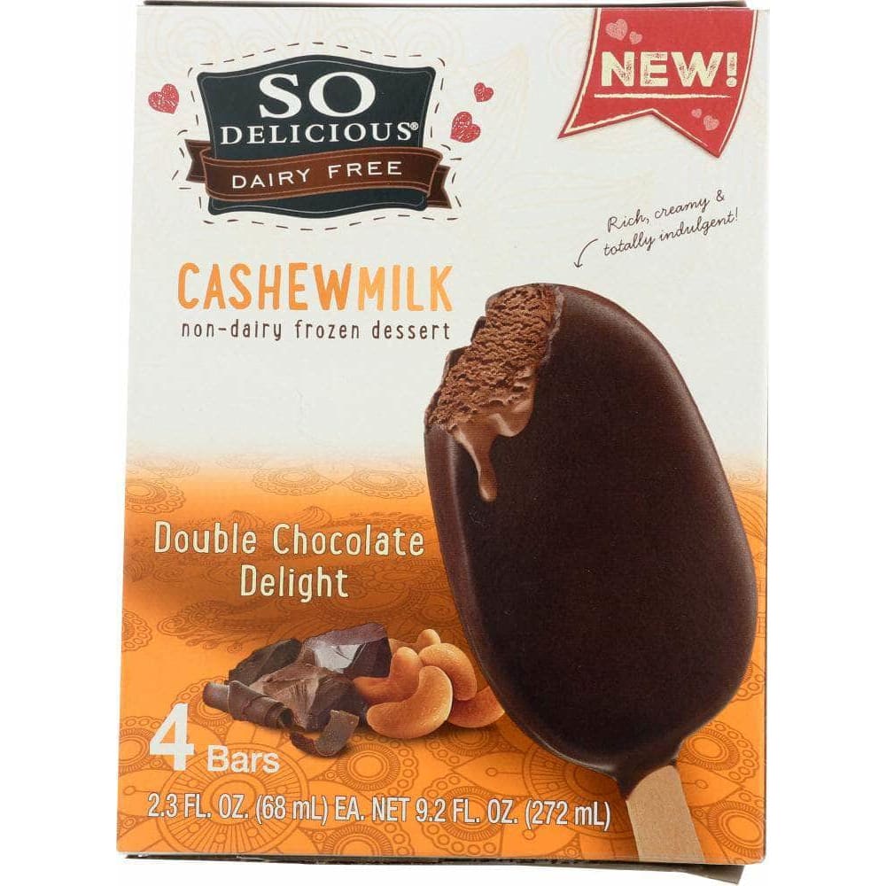 SO DELICIOUS So Delicious Cashewmilk Dipped Double Chocolate Delight, 9.2 Oz