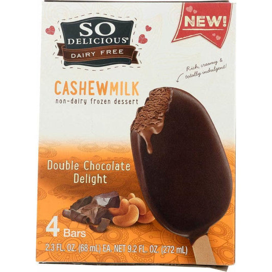 SO DELICIOUS So Delicious Cashewmilk Dipped Double Chocolate Delight, 9.2 Oz