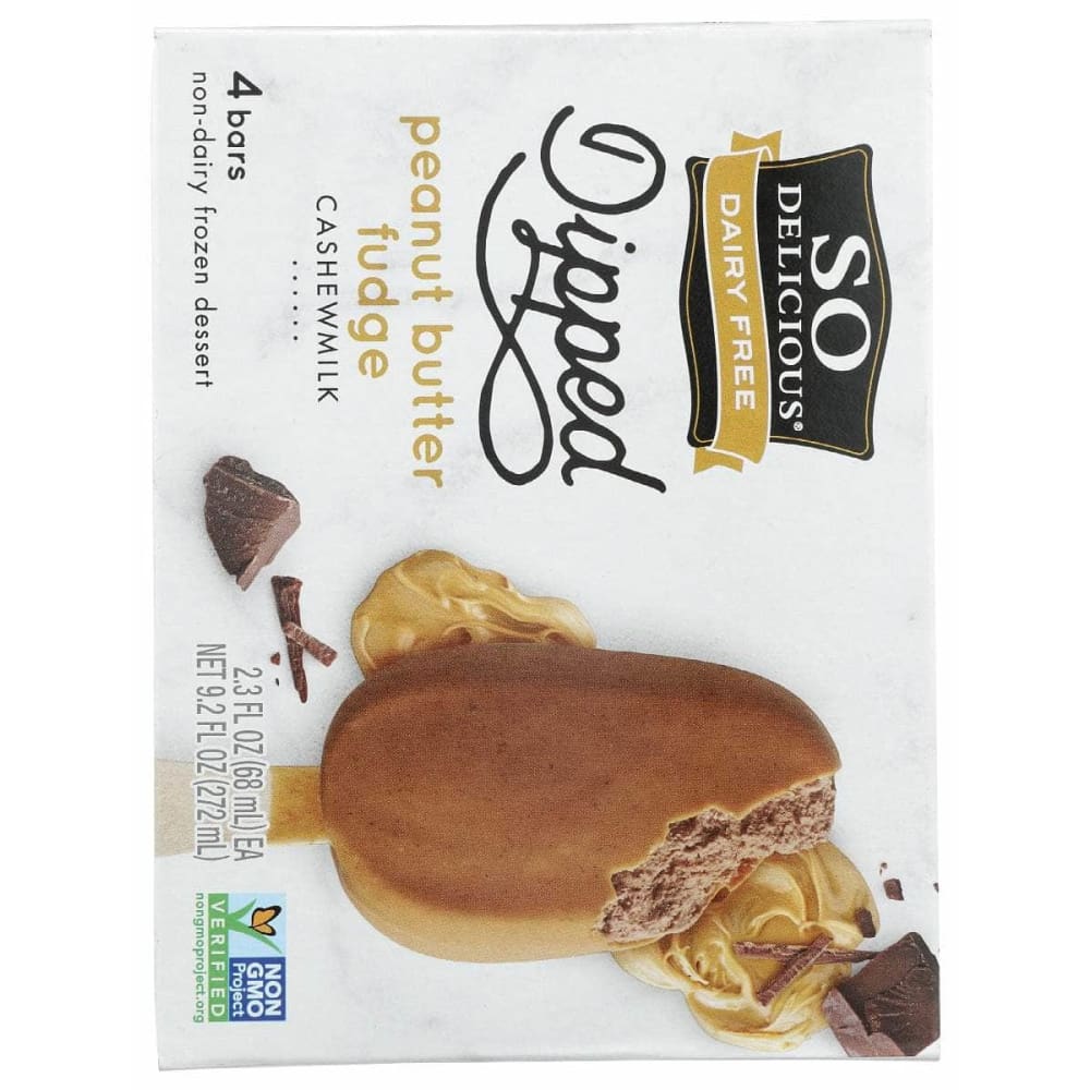 SO DELICIOUS Grocery > Chocolate, Desserts and Sweets > Ice Cream & Frozen Desserts SO DELICIOUS: Ice Cream Cashw Pnut Bttr, 2.3 fo