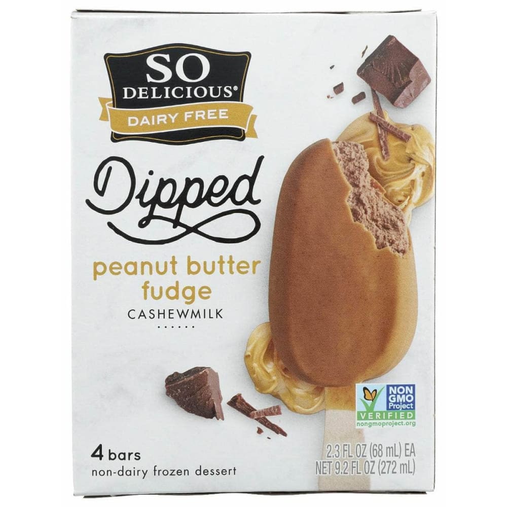 SO DELICIOUS Grocery > Chocolate, Desserts and Sweets > Ice Cream & Frozen Desserts SO DELICIOUS: Ice Cream Cashw Pnut Bttr, 2.3 fo