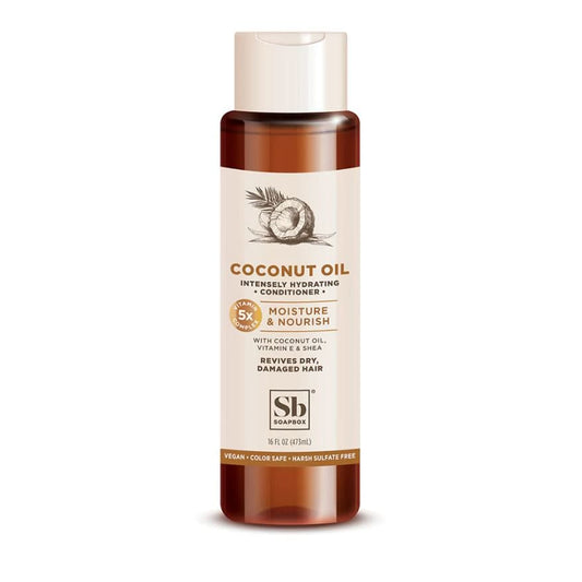 SOAPBOX: Coconut Oil Moisture and Nourish Conditioner 16 fo (Pack of 4) - Beauty & Body Care > Hair Care > Conditioner - SOAPBOX