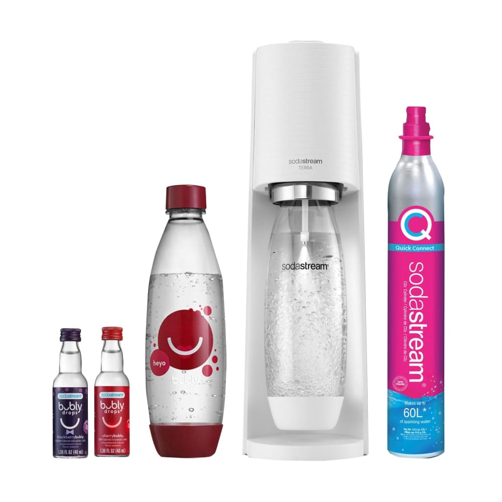 SodaStream x Bubly Drops Special Edition Terra Sparkling Water Maker