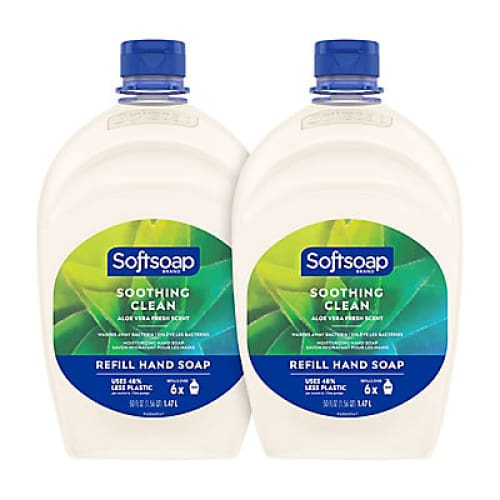 Softsoap Liquid Hand Soap Refill - Soothing Aloe Vera 2 pk./50 oz. - Home/Personal Care/Hand Sanitizer & Soap/Hand Soap & Refills/ -