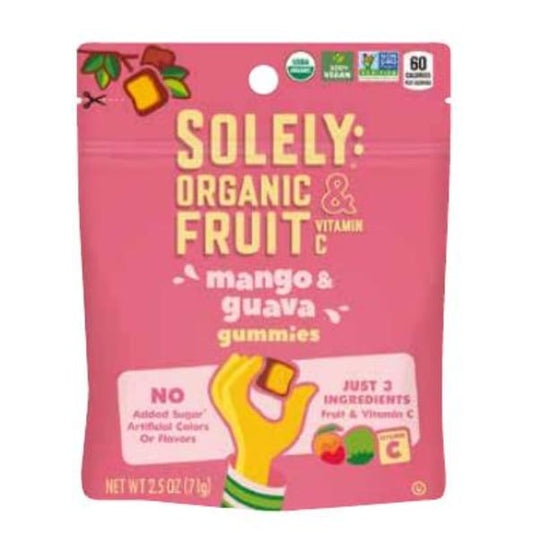 SOLELY: Gummies Mango And Guava 2.5 oz (Pack of 5) - Grocery > Chocolate Desserts and Sweets > Candy - SOLELY