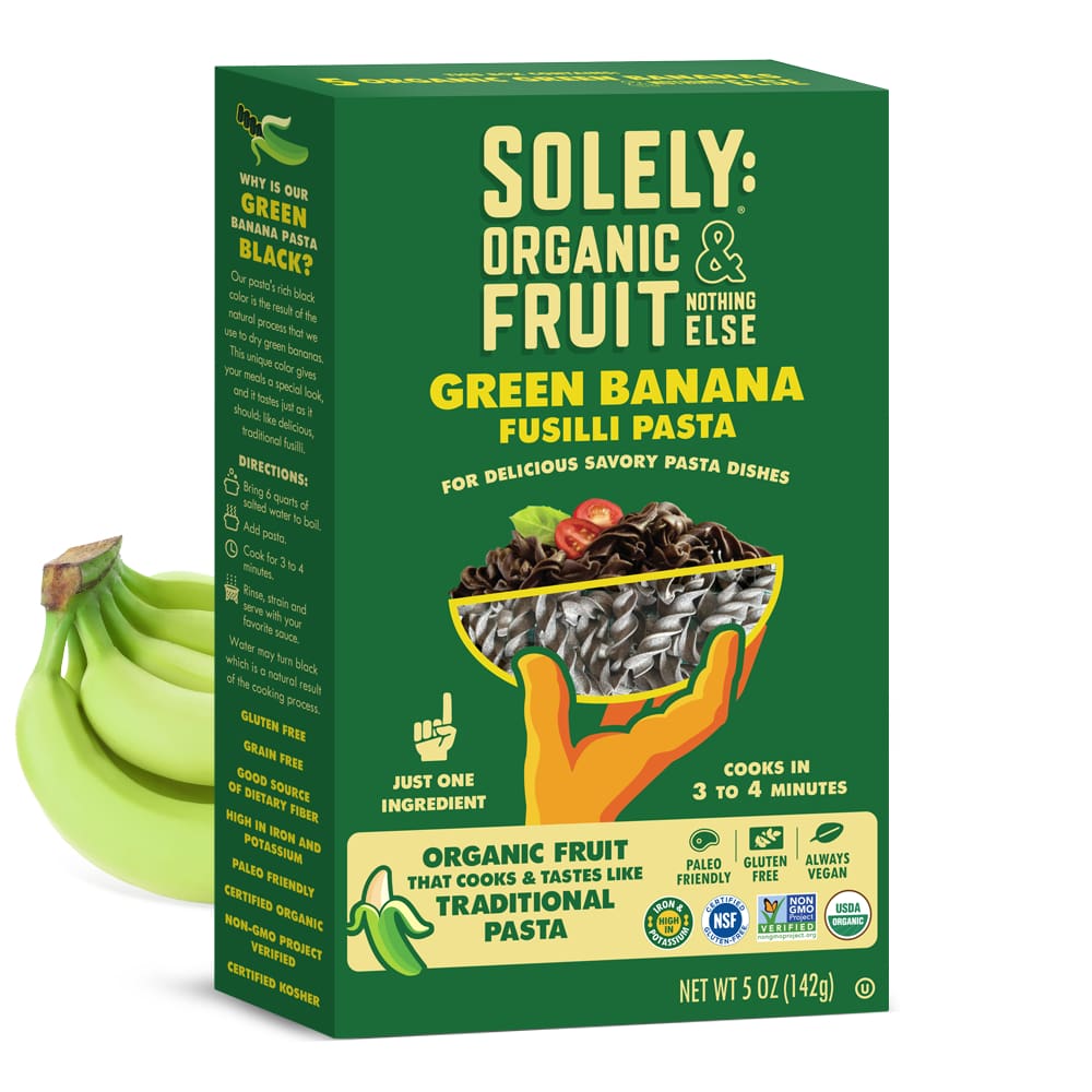 SOLELY: Pasta Grn Banana Fusilli 5 oz (Pack of 5) - SOLELY