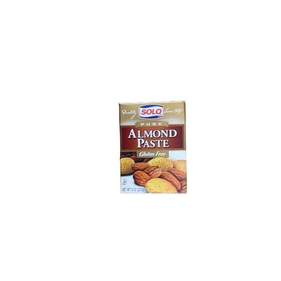 Solo Gluten Free Almond Paste 8 oz. Box - Solo
