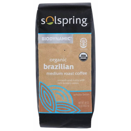 SOLSPRING SOLSPRING Coffee Md Roast Brazilian, 1 ea