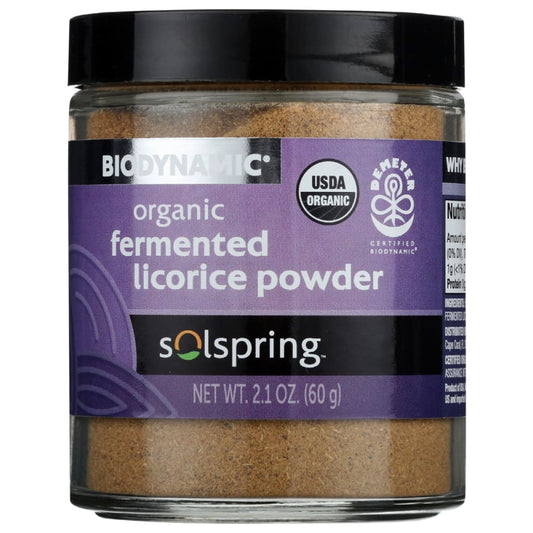 SOLSPRING: Organic Fermented Licorice Powder 2.1 oz - Grocery > Meal Ingredients - SOLSPRING