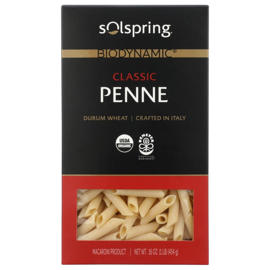 SOLSPRING: Organic Penne Durum Wheat Pasta 16 oz (Pack of 4) - Grocery > Meal Ingredients > Noodles & Pasta - SOLSPRING