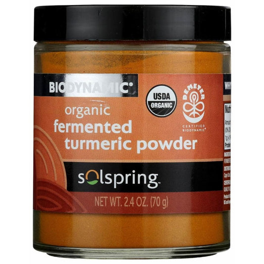 SOLSPRING SOLSPRING Tumeric Org Frmented Pwdr, 2.4 oz
