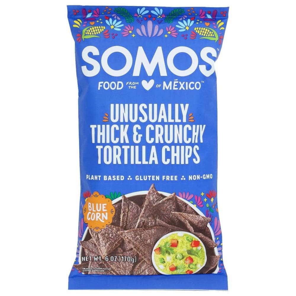 SOMOS Grocery > Snacks > Chips > Tortilla & Corn Chips SOMOS: Unusually Thick and Crunchy Blue Corn Tortilla Chips, 6 oz