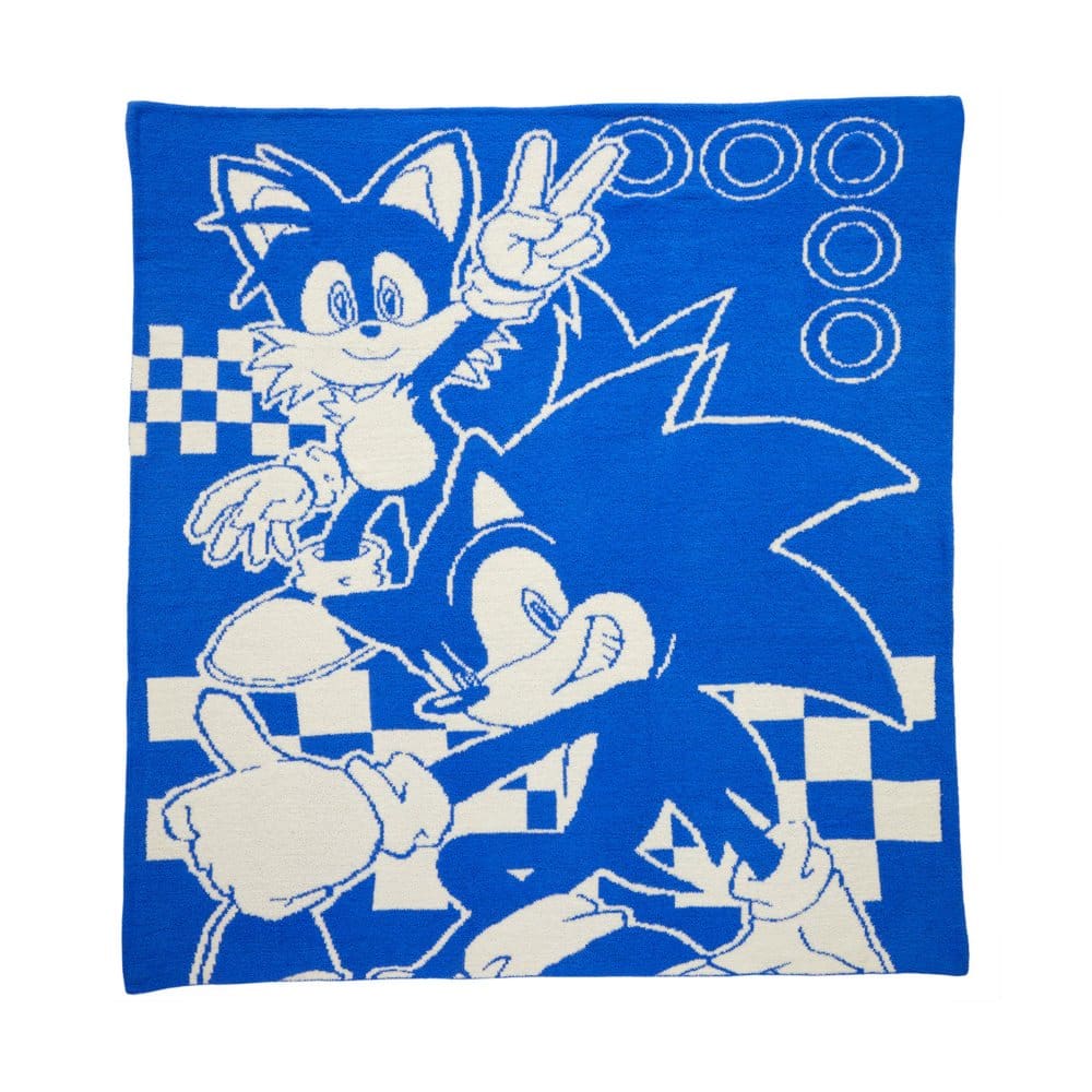 Sonic the Hedgehog Kids Super Soft Throw 50 x 60 - Sonic the Hedgehog - Sonic