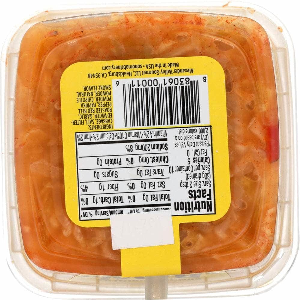 Sonoma Brinery Sonoma Brinery Raw Sauerkraut Mild Smokey Chipotle, 16 oz