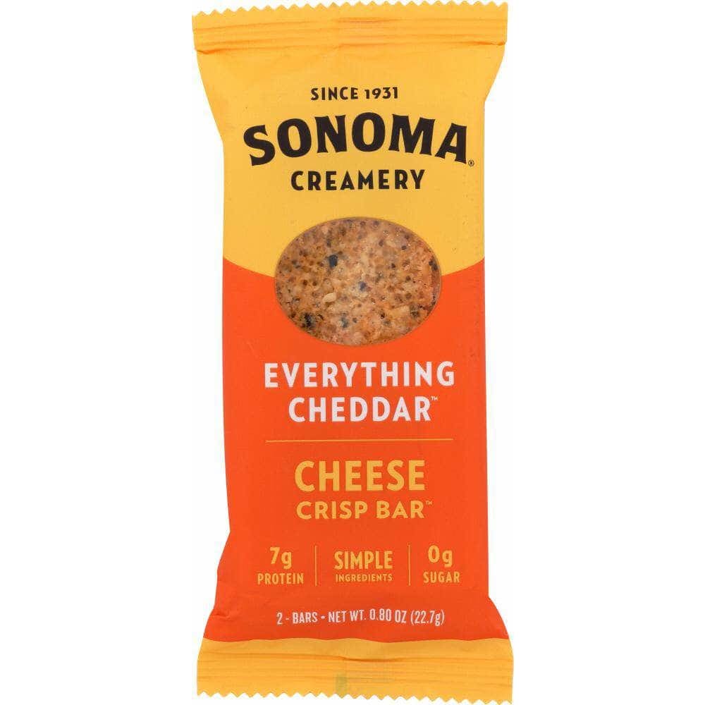 Sonoma Creamery Sonoma Creamery Cheese Crisp Bars Everything Cheddar, 0.80 oz