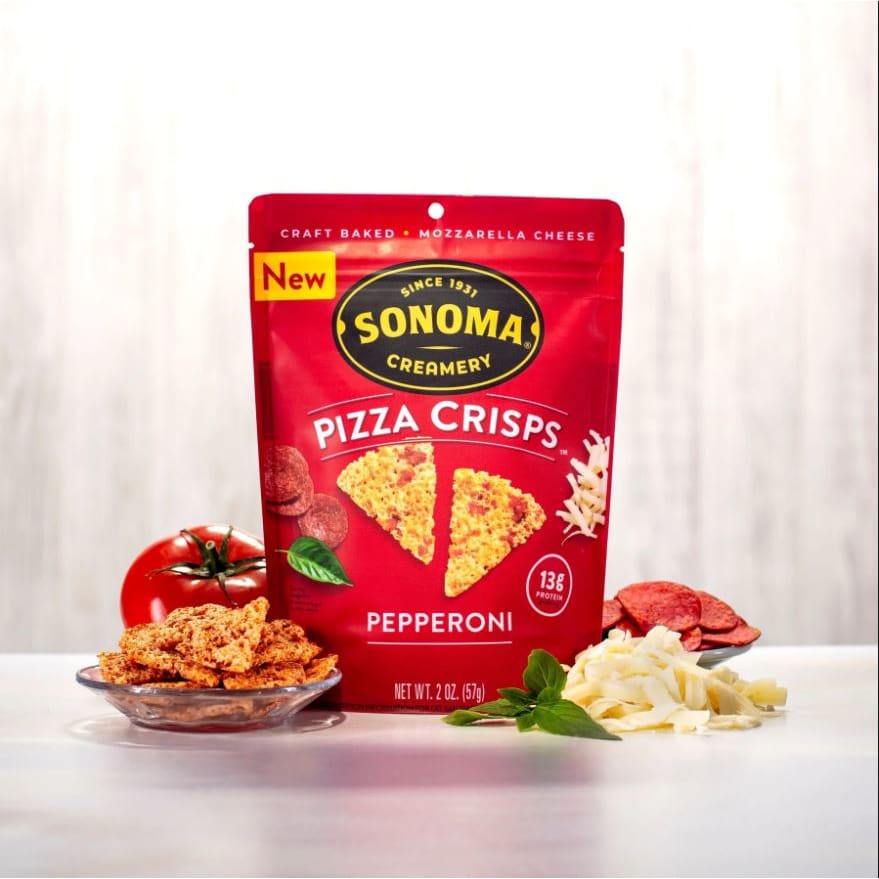 SONOMA CREAMERY: Pepperoni Pizza Crisps 2 oz (Pack of 5) - SONOMA CREAMERY