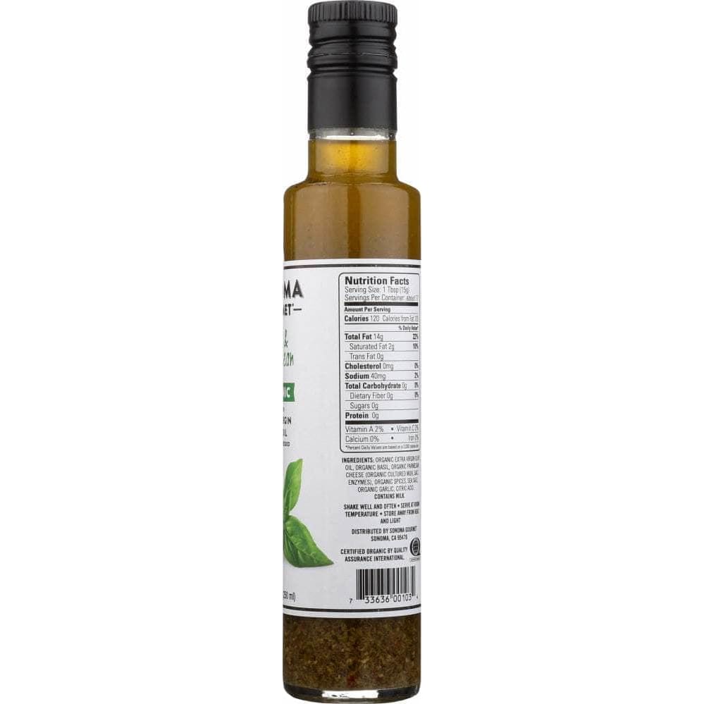 Sonoma Gourmet Sonoma Gourmet Oil Olive Extravirgin Basil Parmesan, 8.5 oz