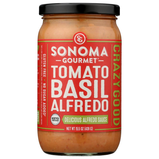 SONOMA GOURMET: Tomato Basil Alfredo Sauce 15.5 oz (Pack of 4) - Grocery > Pantry > Pasta and Sauces - SONOMA GOURMET