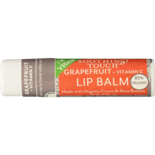 SOOTHING TOUCH: Lip Balm Grapefruit 0.25 oz (Pack of 6) - Beauty & Body Care > Skin Care > Lip Balm - SOOTHING TOUCH