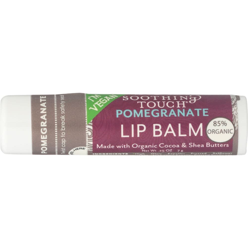 SOOTHING TOUCH: Lip Balm Pomegranate 0.25 oz (Pack of 6) - Beauty & Body Care > Skin Care > Lip Balm - SOOTHING TOUCH